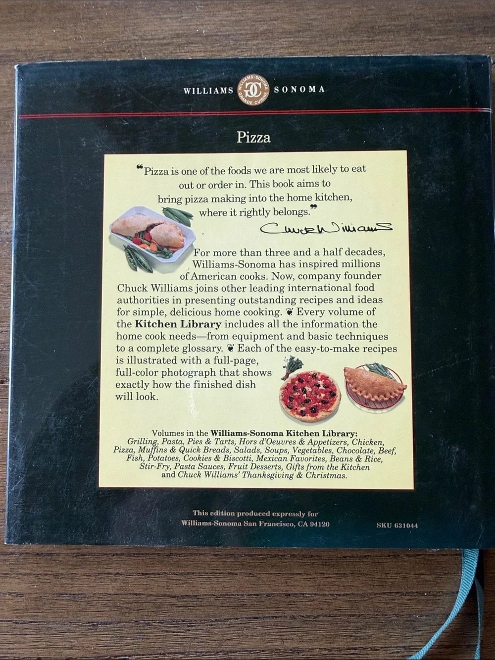 3 Vintage Williams Sonoma Kitchen Library Cookbooks - Pasta Pizza Mediterranean